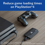 BUFFALO External SSD 1.0TB Officially Licensed Product, Compatible with PS 5 / PS 4 Consoles - USB3.2 Gen2 Type A and C - Portable Anti Shock IP55 Dust and Water Resistant SSD-PHO1.0U3B