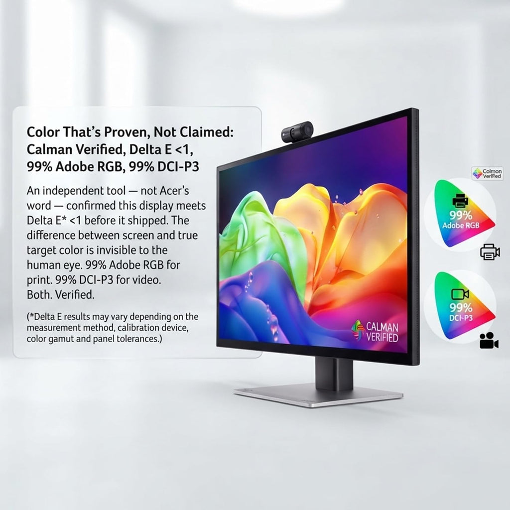 Acer ProDesigner PE320QXT bmiiphcuzx 31.5" 6K Touch Monitor, QD-IPS