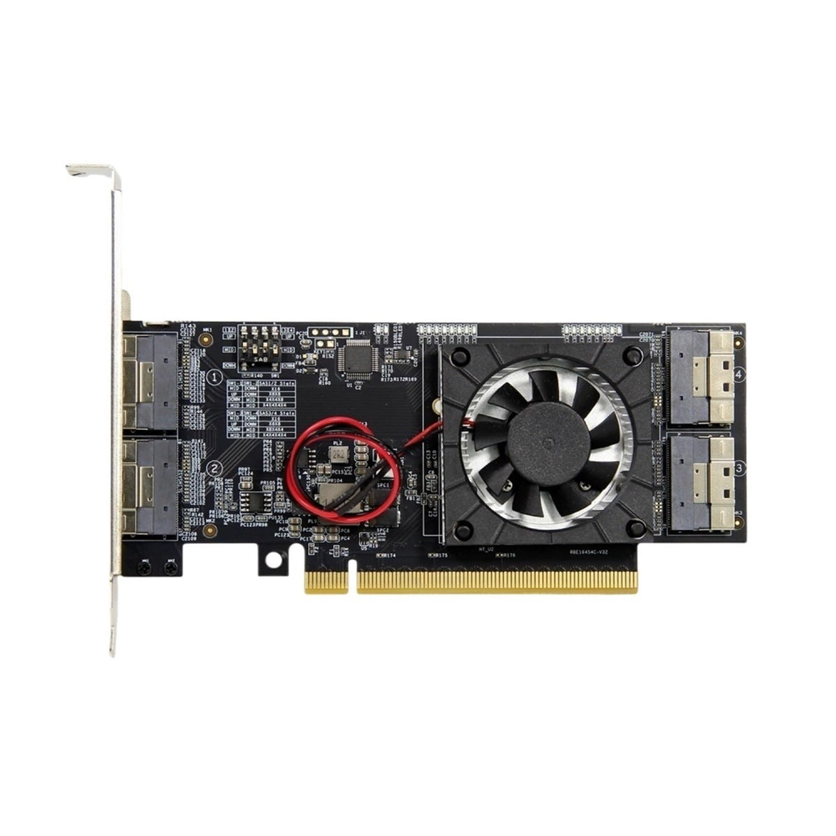 Plx8749 Pcie Expansion Card M. 2 Nvme Ssd U. 2 Interfaces, External Graphics Card and Compatibility Module