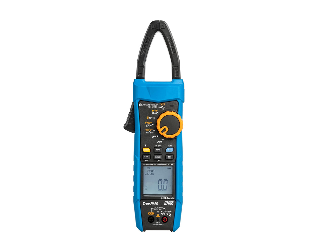 Jonard Tools SPM-800 Solar MPPT Power Meter - High-Precision Voltage, Current & Power Measurement, MC4 Leads, LCD Display, Safety Protections for Solar Panels