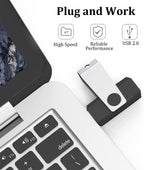 4GB Flash Drive 50 Pack, Wooolken USB 2.0 Thumb Drives Memory Stick
