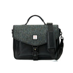 Islander The Laptop Bag - Made of Microfibre Leather & Harris Tweed