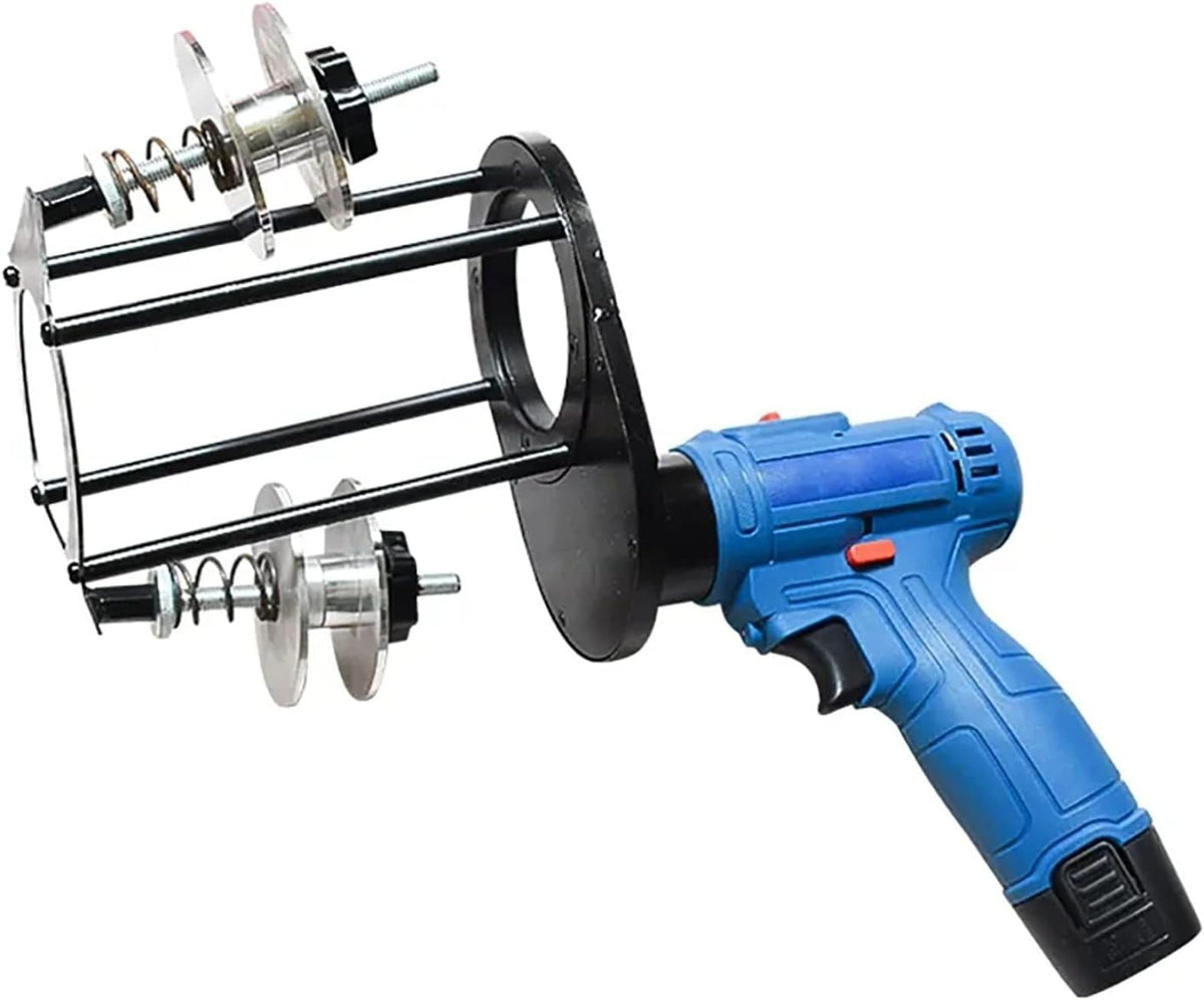 Portable Electric Air Condit Pipe Winding Machine, Two Winding Modes Of Opening And Closing, Cable Tie Adjustment Distance 5-10cm, for Home Improvement Companies, Workers