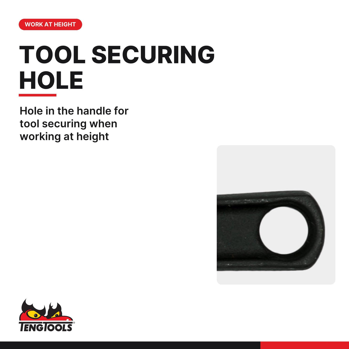 Teng Tools 600 mm Adjustable Wrench, Extra-Large Monkey Wrench - 4008