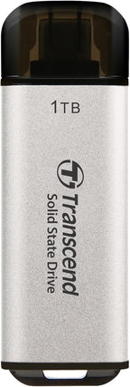 Transcend 1TB ESD300 Portable SSD 1050MB/s Type C, Silver, Thumb Drive