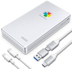 iDiskk 1TB External Hard Drive USB Photo Memory Stick for Phone Mac PC | Plug and Play with Dedicated app, Cross-Device File Transfer, Portable Photo Backup, Compatible with iOS, Windows & Mac