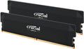 Crucial Pro 32GB DDR5 RAM Kit (2x16GB),CL36 6000MHz, Overclocking Desktop Gaming Memory, Intel XMP 3.0 & AMD Expo Compatible, Black - CP2K16G60C36U5B