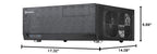 SilverStone Technology Grandia Series Aluminum HTPC Computer Case for ATX / SSI-CEB - Black (GD09B)