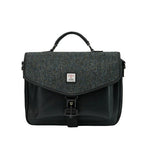 Islander The Laptop Bag - Made of Microfibre Leather & Harris Tweed