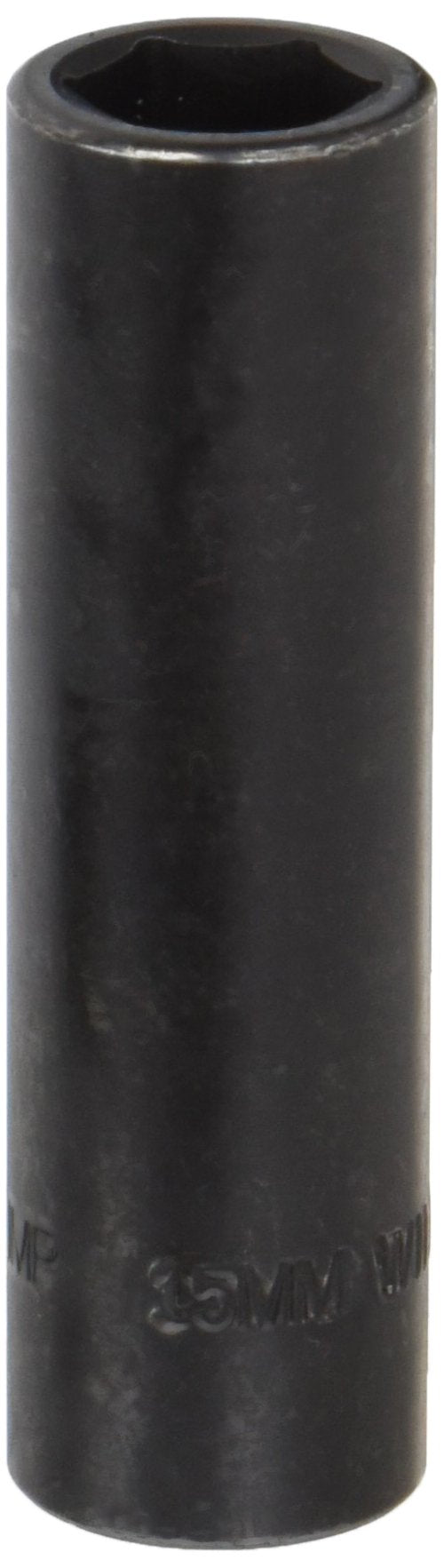 Williams JHWWS-1419RC SUPERTORQUE 19-Piece 1/2-Inch Drive SAE Deep Impact 6 Point Socket Set, Black Industrial Finish, Designed for Maximum Engagement on 6-Point Fasteners