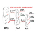 Pipe Notcher, 1/4 to 1/2 in ID, KAKA INDUSTRIAL RA-1
