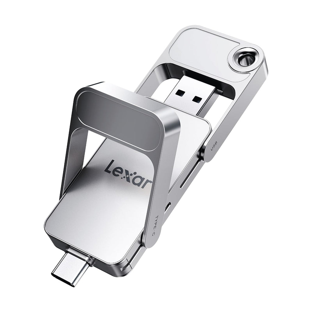 Lexar D70E 1TB Dual Drive External SSD, Up to 2000MB/s Read 1800MB/s Write