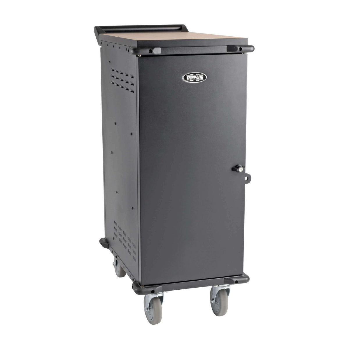 Tripp Lite 48-Port AC Mobile Charging Cart Storage Station for Chromebooks, iPads, Laptops, Tablets, Black (CSC48AC)