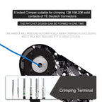 JRready NEW-DT2 Deutsch Crimp Tool for DTP, DT, DTM Connectors, Size 12, 16, 20 Solid Contacts. Equivalent to HDT 48 00 Deutsch Crimper(12-22AWG) (Pack of 2)
