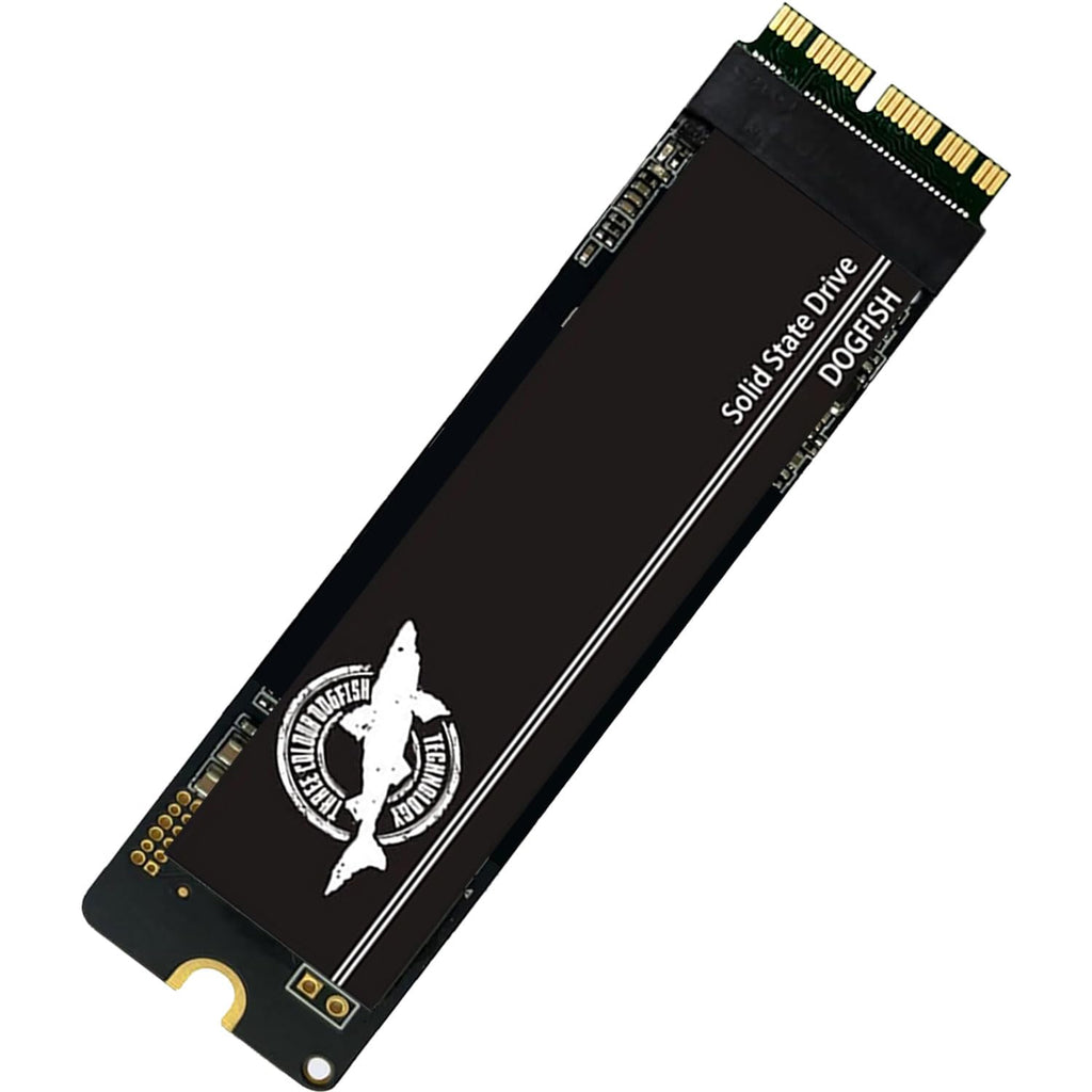 Dogfish 1TB NVMe SSD for MacBook PCIe Gen3x4 M.2 2280, Internal SSD for MacBook Air A1466 A1465(2013-2017)/MacBook Pro A1398 A1502(Retina 2013-2015)/iMac A1419 A1418