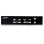 StarTech 4-Port DVI USB KVM, Audio, 1U Rack-Mount, TAA (SV431DVIUA)