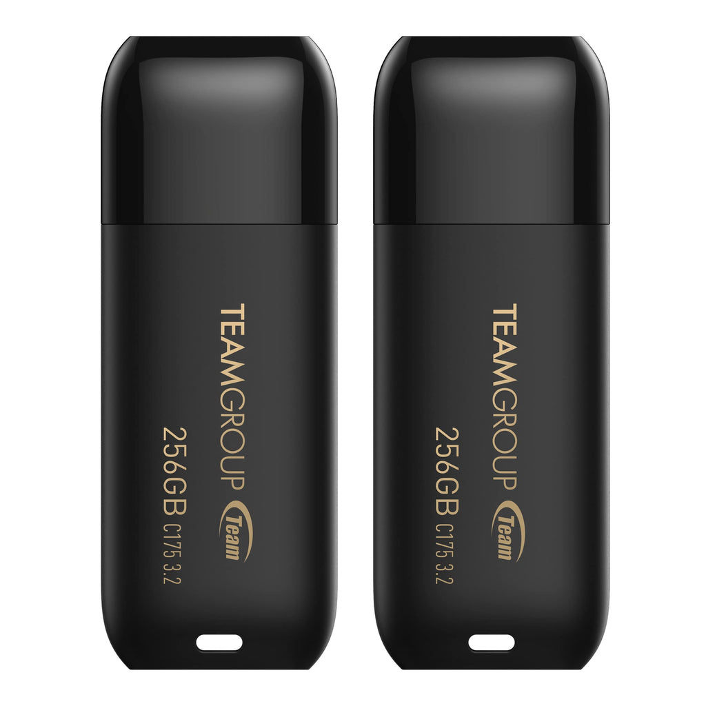 TEAMGROUP C175 1TB USB 3.2 Gen 1 (USB 3.1/3.0) Read 100MB/s Flash Thumb Drive, External Data Storage Memory Stick Compatible with Computer/Laptop/Desktop/PC Matte Black TC17531TBB01