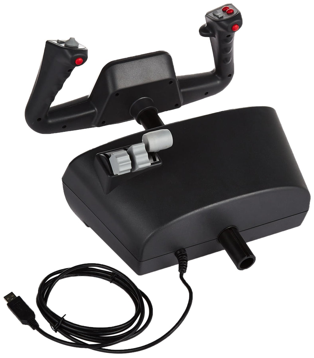 CH Products Flight Sim Yoke USB ( 200-615 ), Black