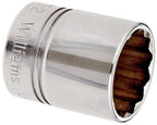 Williams WSS-23RC 23-Piece 1/2-Inch Drive Shallow 12 Point Socket Set