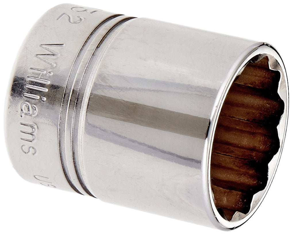 Williams WSS-23RC 23-Piece 1/2-Inch Drive Shallow 12 Point Socket Set