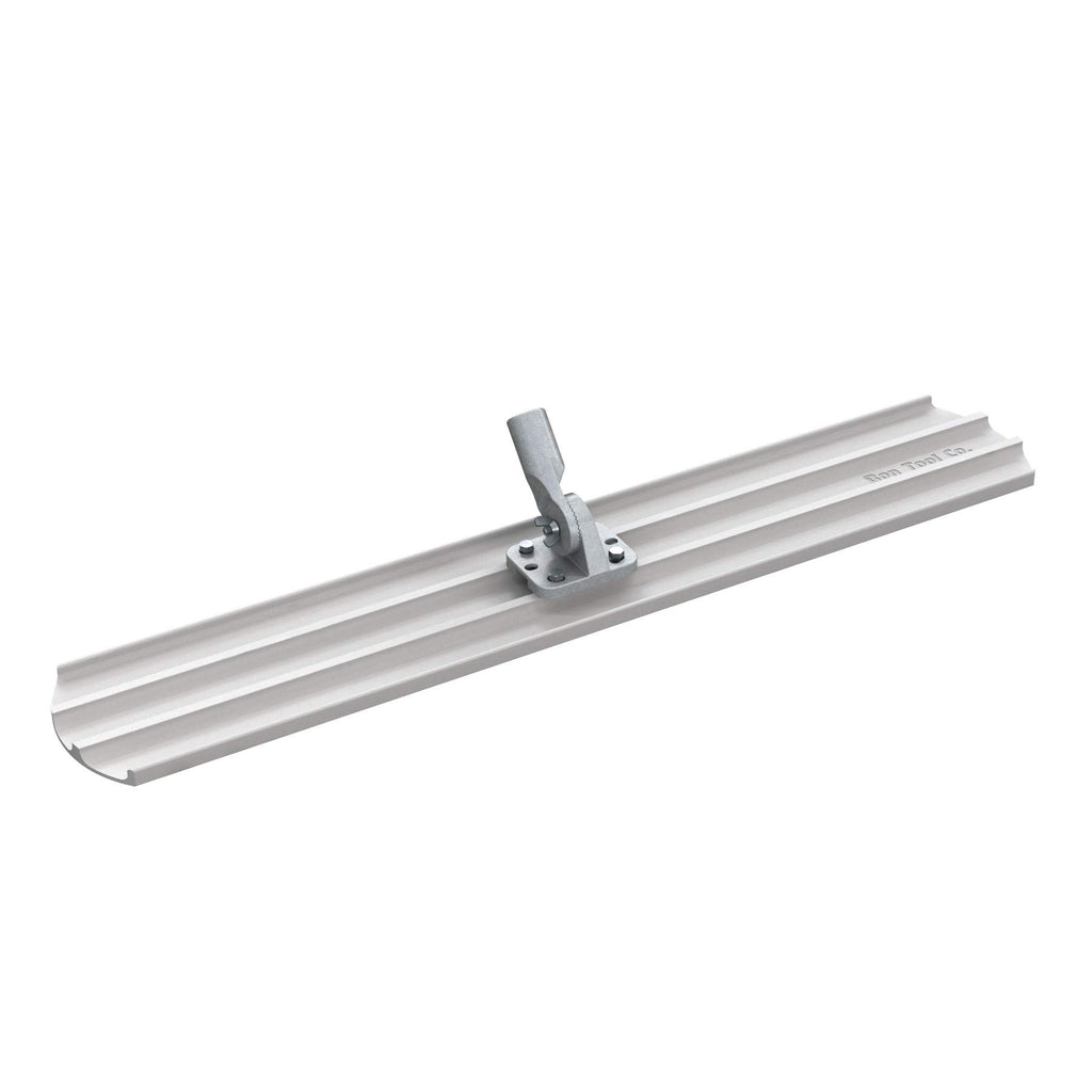 Bon 12-567 42-Inch by 8-Inch Round End Magnesium Bull Float with Threaded Handle Bracket