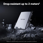 Lexar 2TB ES3 External SSD, 1050MB/s Read, USB-C, Sleek & Sturdy