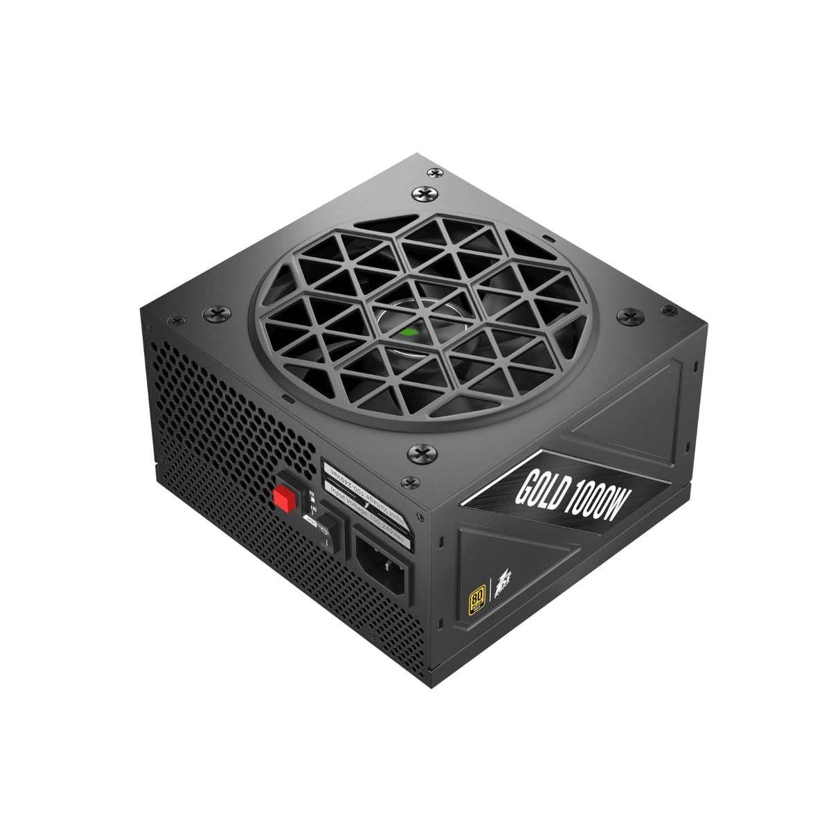 1ST PLAYER NGDP-GLD-1000W PSU Fully Modular PC ATX Power Supply-Computer Power Supplies,80 Plus Gold/PPLP Platinum,ATX 3.1/PCI-E 5.1/Silent FDB Fan with Zero RPM (White)