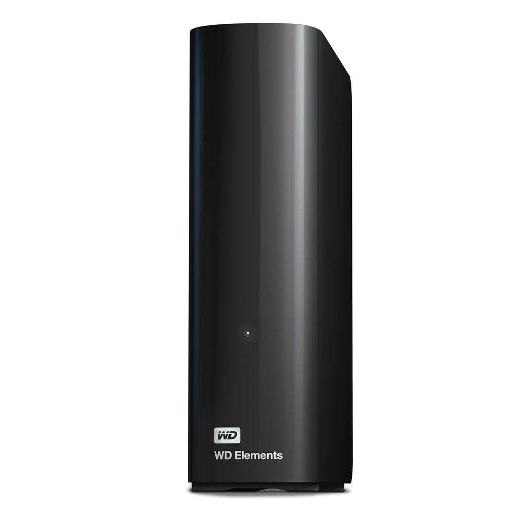 Western Digital 8TB Elements Desktop External Hard Drive, USB 3.0 external hard drive for plug-and-play storage - Western DigitalBWLG0080HBK-NESN, Black