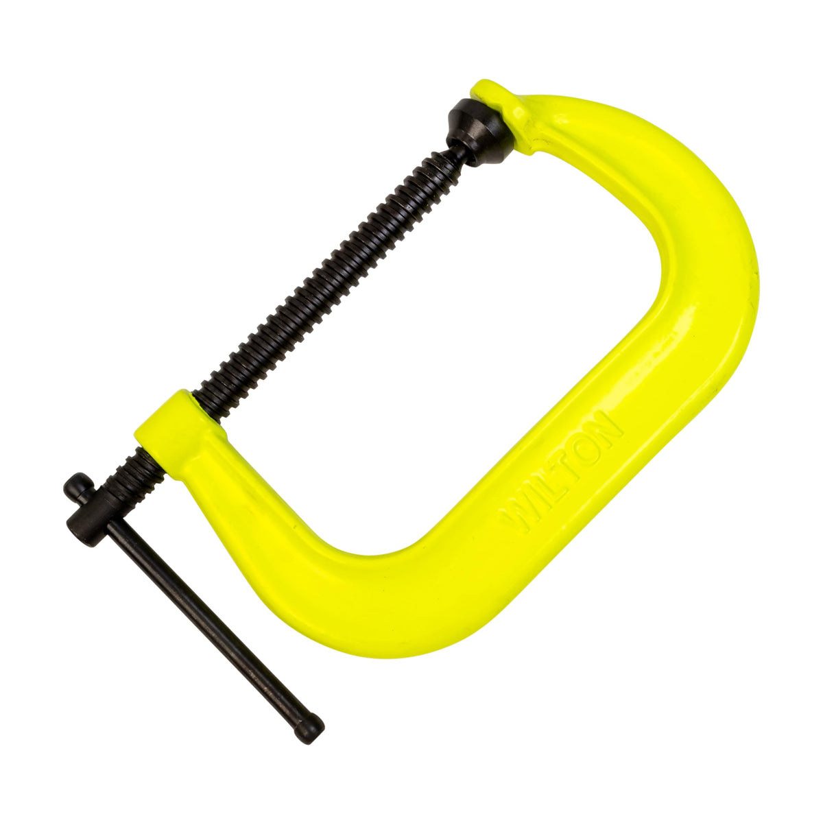 Wilton Hi-Vis C-Clamp, 10-1/8" Opening, 6" Throat, 8000 Lbs. Clamping Force (Model 410-SF)