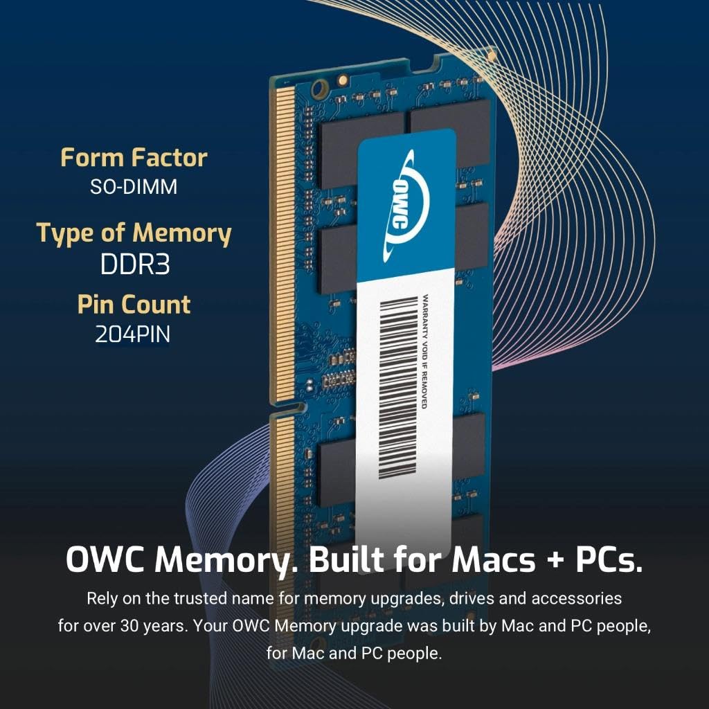 OWC 16GB DDR3L 1600MHz Non-ECC SODIMM 1.35V 204-pin Memory RAM
