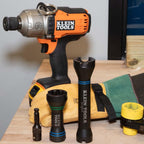 Klein Tools NRHD 5-In-1 Impact Socket, and Small and Large Alignment Slots