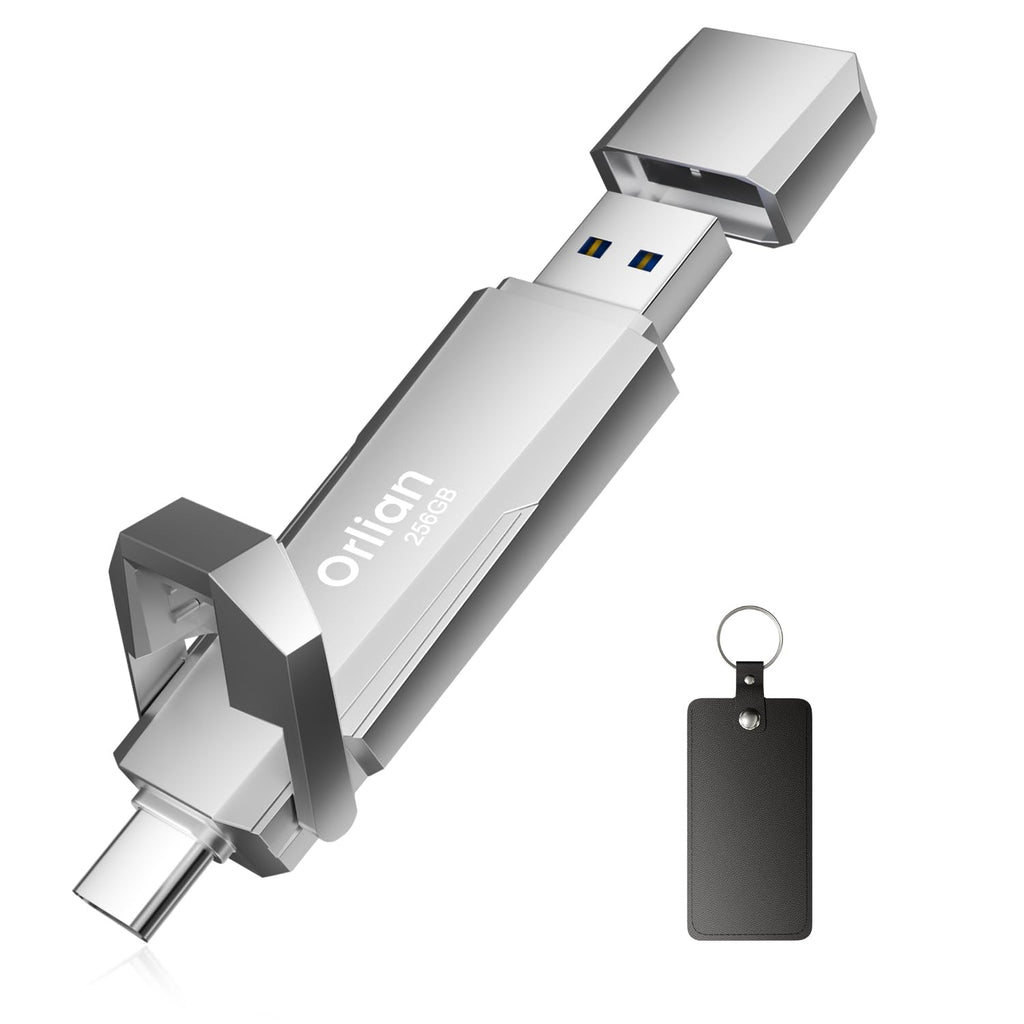 1TB External SSD USB Solid State Drive up to 1000MB/s Dual USB C+A 3. 2 Thumb Drive