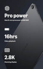 Amazon Alexa Tablet 12 Pro (all-new), 8GB RAM, 128GB, 12″ stunning 2.8K display, All-day battery, With Google Play, Designed for Alexa+, Graphite