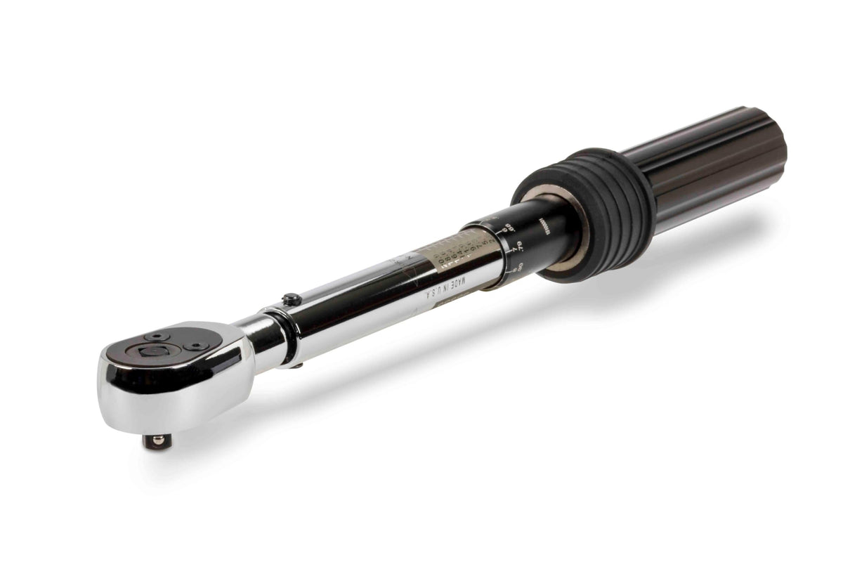 Central Tools 97361B Click Style Torque Wrench, 1/4" Drive