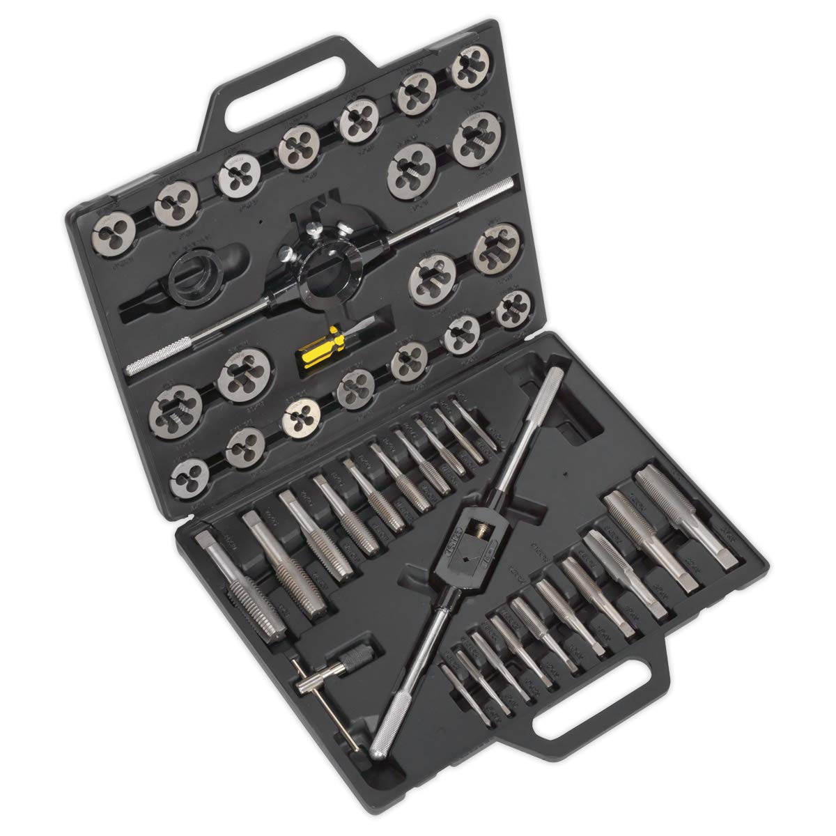 Sealey AK303IMP 45 Piece Tap and Die Set Split Dies - Imperial