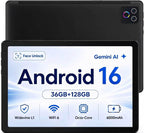Android Tablet 10.1 inch with Octa-Core Processor, 36GBRAM+128GB Storage