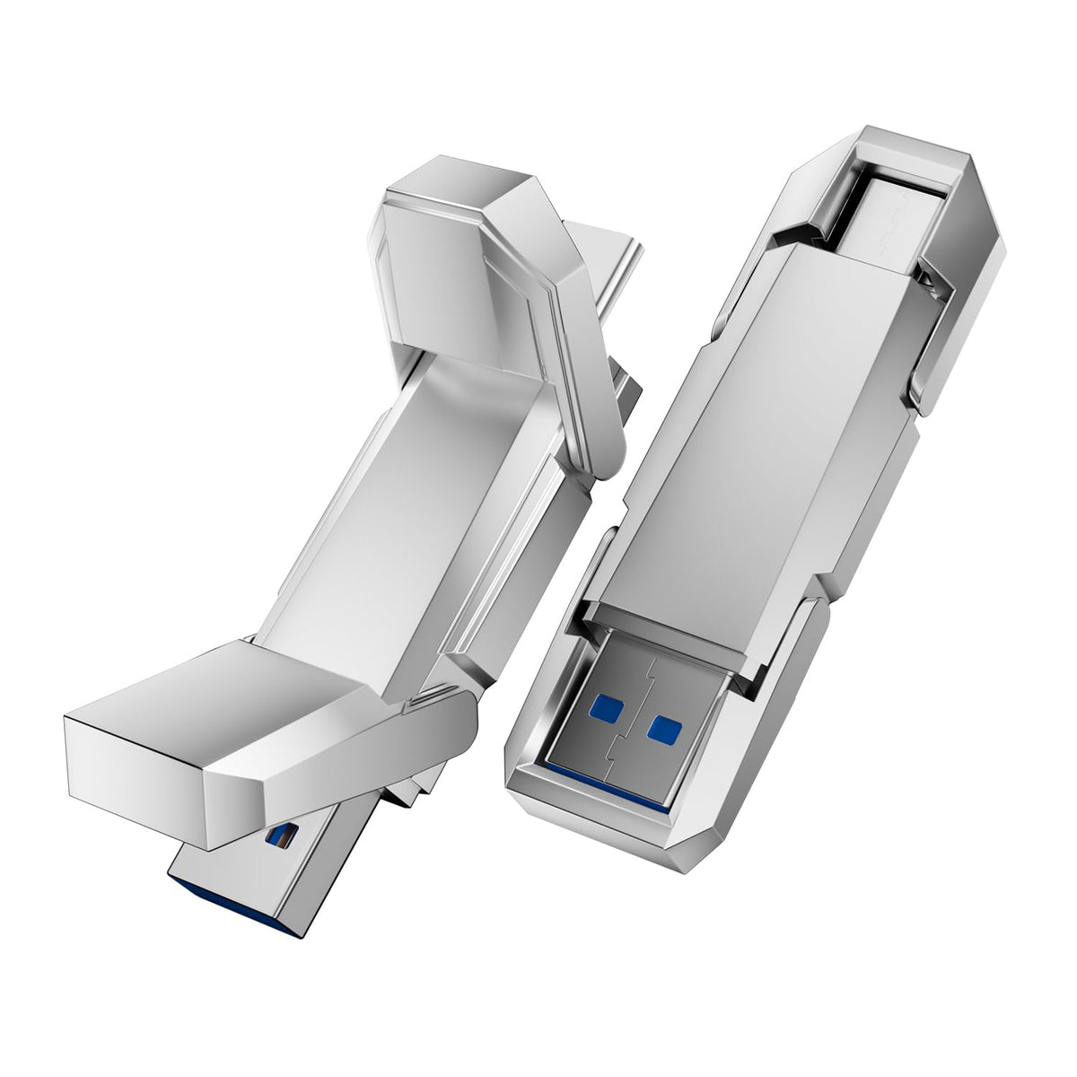 1TB External SSD USB Solid State Drive up to 1000MB/s Dual USB C+A 3. 2 Thumb Drive