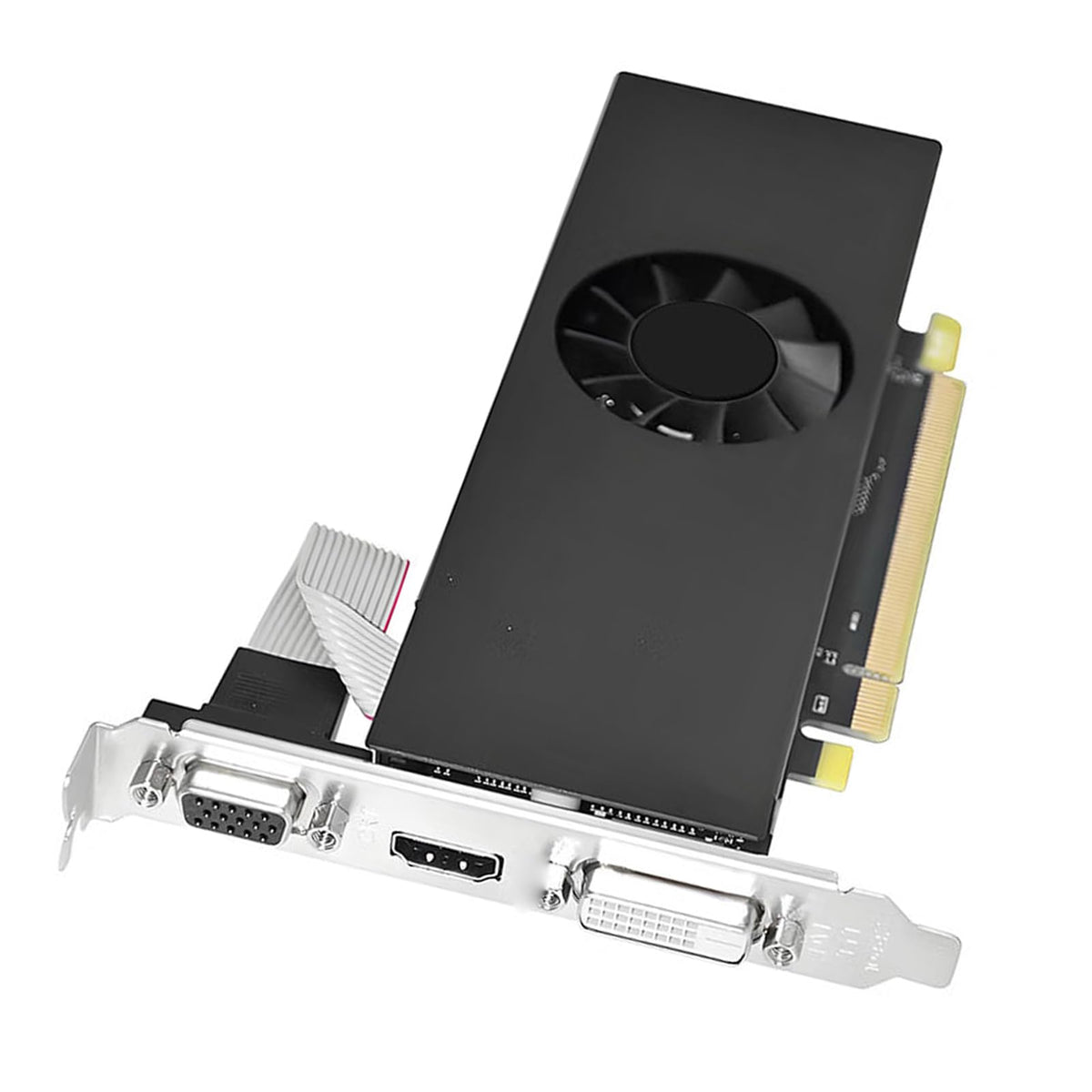 8G DDR5 Graphics Card, 128 Bit Low Profile Video Card with HD Multimedia Interface DVI Port Displayport, for PC Computer Gaming Streaming Work