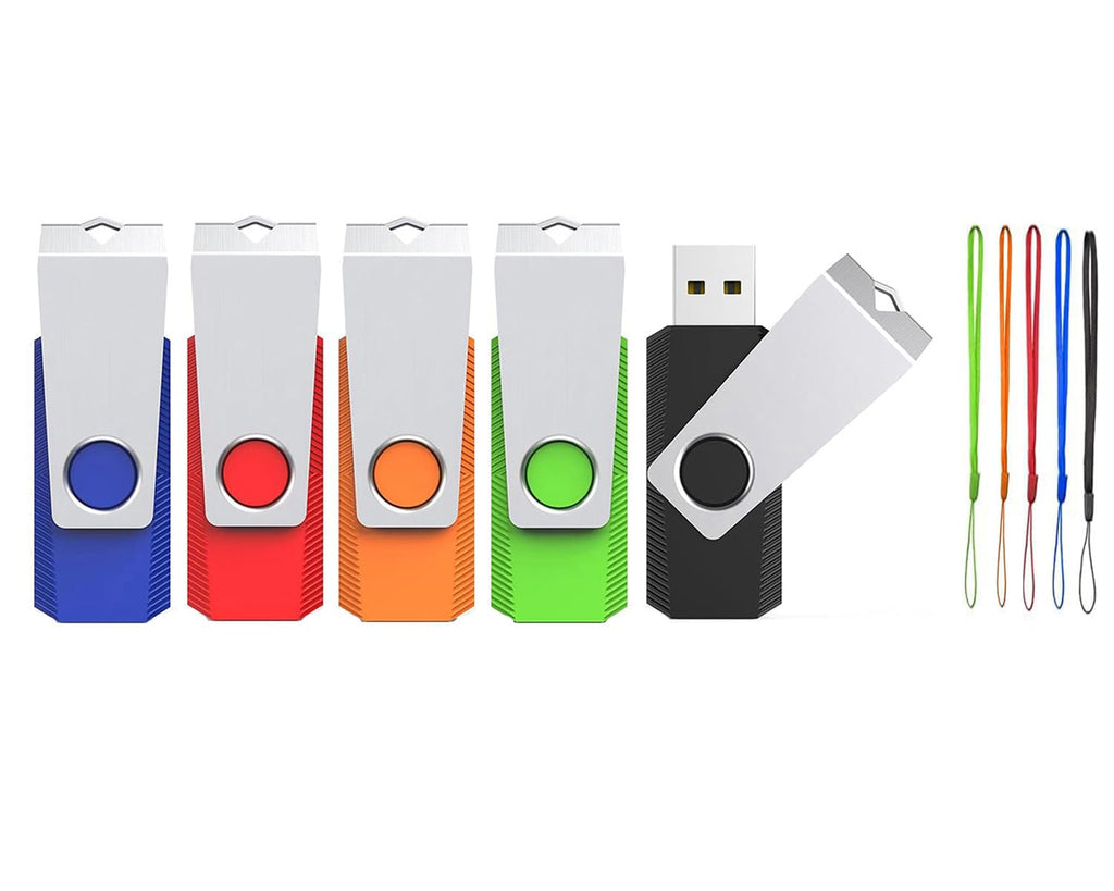 4GB Flash Drive 50 Pack, Wooolken USB 2.0 Thumb Drives Memory Stick
