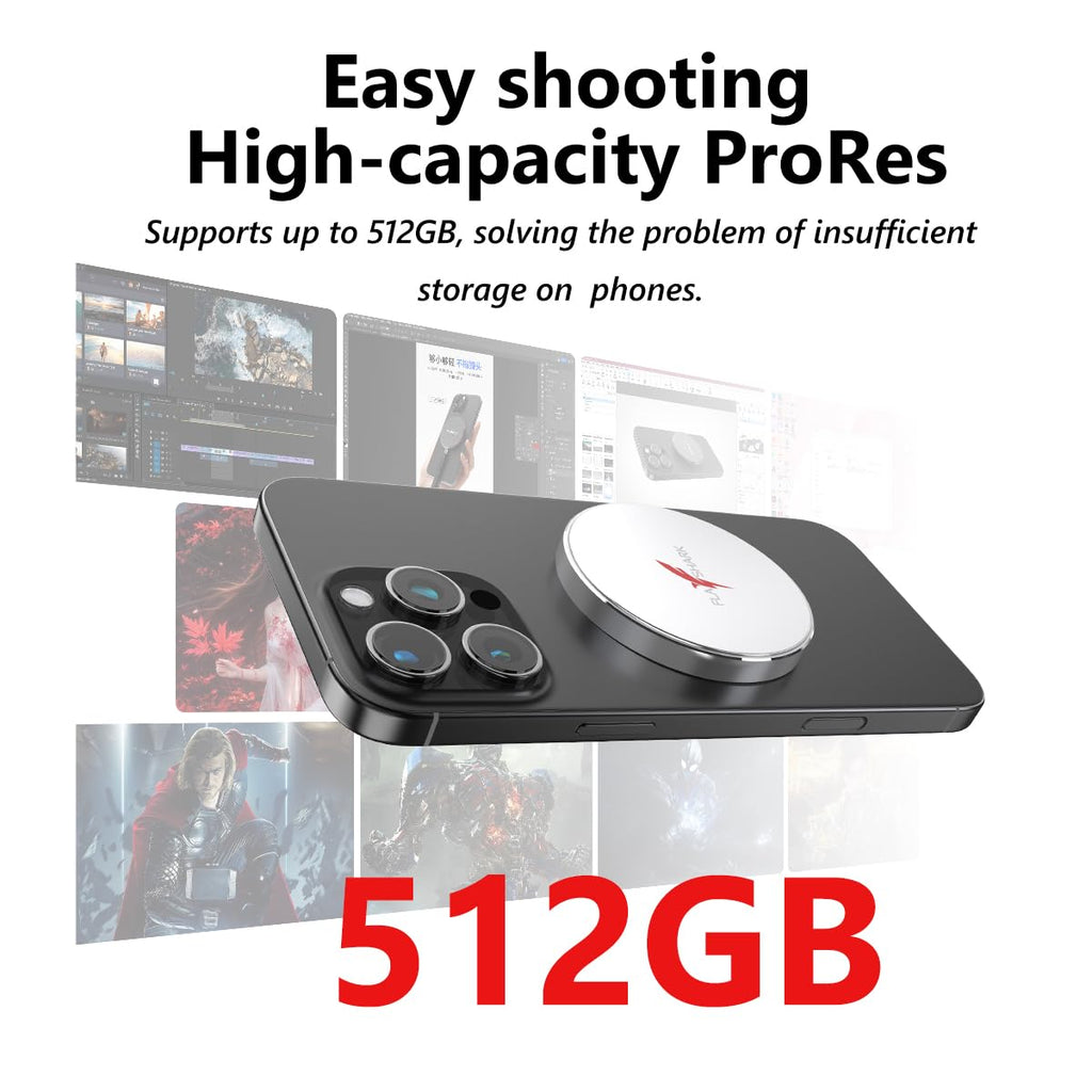 FLA SHARK UH100 1TB Magnetic SSD, 2000MB/s for Smartphones