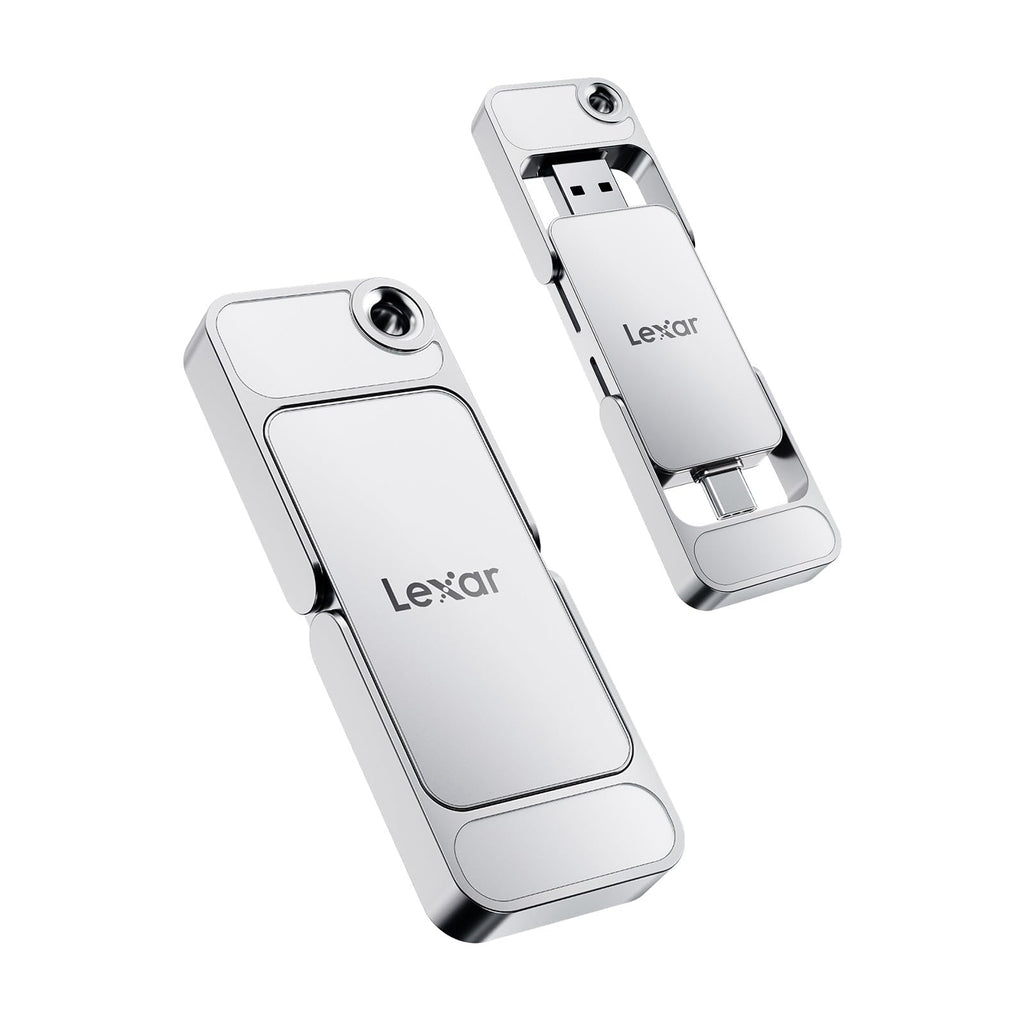 Lexar D70E 1TB Dual Drive External SSD, Up to 2000MB/s Read 1800MB/s Write