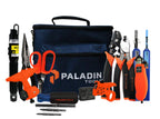 Paladin Tools FTK-P Pro Fiber Optic Tool Kit, Cutters Strippers Slitters Pliers w/Visual Fault Locator VFL, Premium Fiber Optic Tools (Fiber Termination Kit)