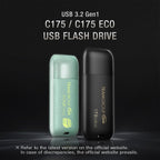TEAMGROUP C175 1TB USB 3.2 Gen 1 (USB 3.1/3.0) Read 100MB/s Flash Thumb Drive, External Data Storage Memory Stick Compatible with Computer/Laptop/Desktop/PC Matte Black TC17531TBB01