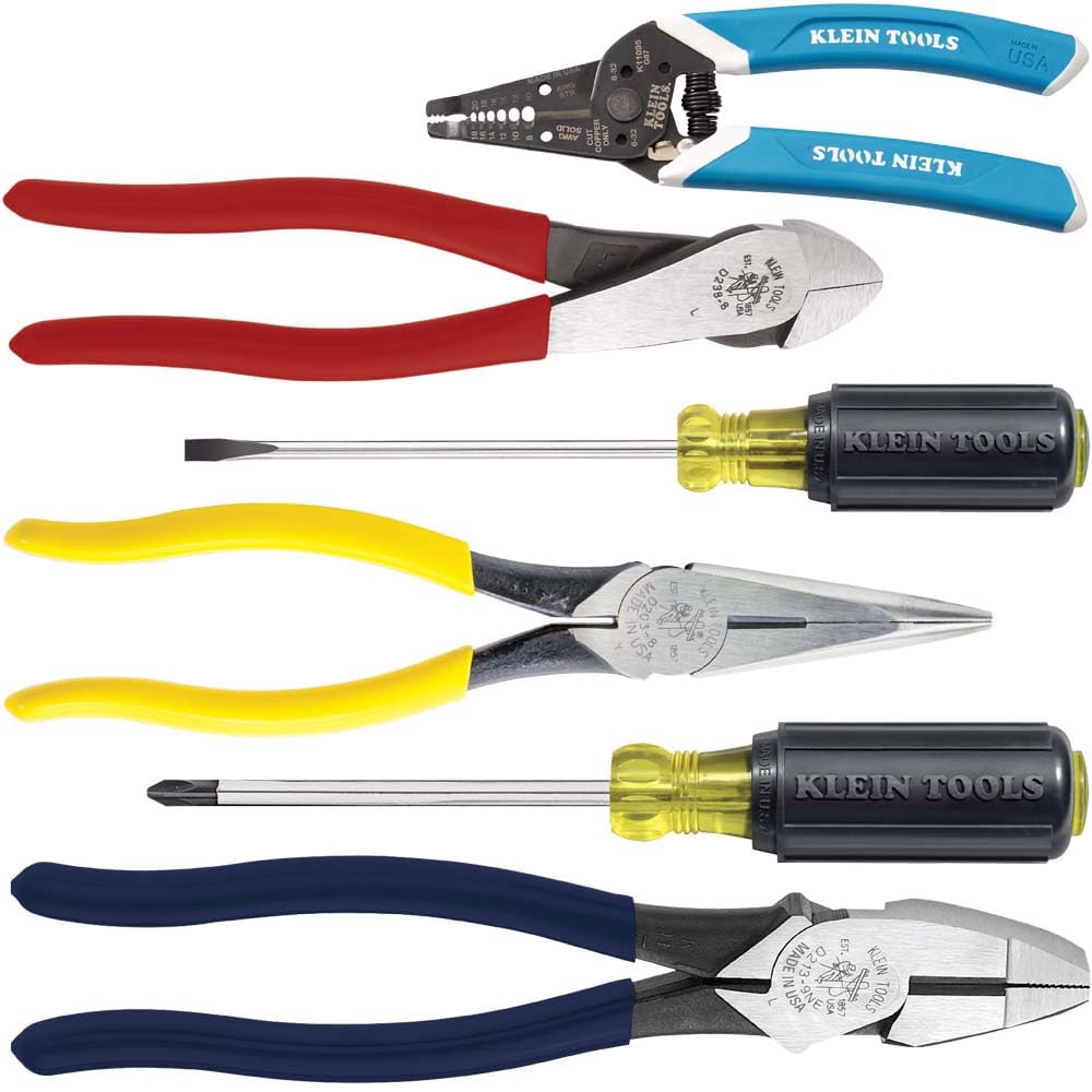 Klein Tools Hand Tool Kit (6-Piece) and Dipped Plier Kit (5-Piece)