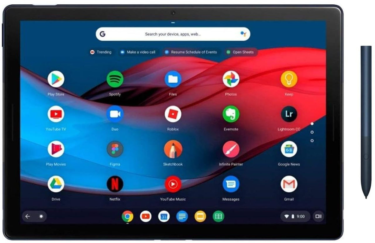 Laptop Google Pixel Slate 12.3" Touchscreen LCD Tablet w/Pixelbook Pen|Intel 8th Generation Core M3|8GB Memory|64GB SSD|Fingerprint Reader|Chrome OS|Bundled with Google Pixelbook Pen