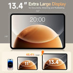 TECLAST T65 13.4" Android16 4G Tablet, 26GB+128GB 120Hz Widevine L1