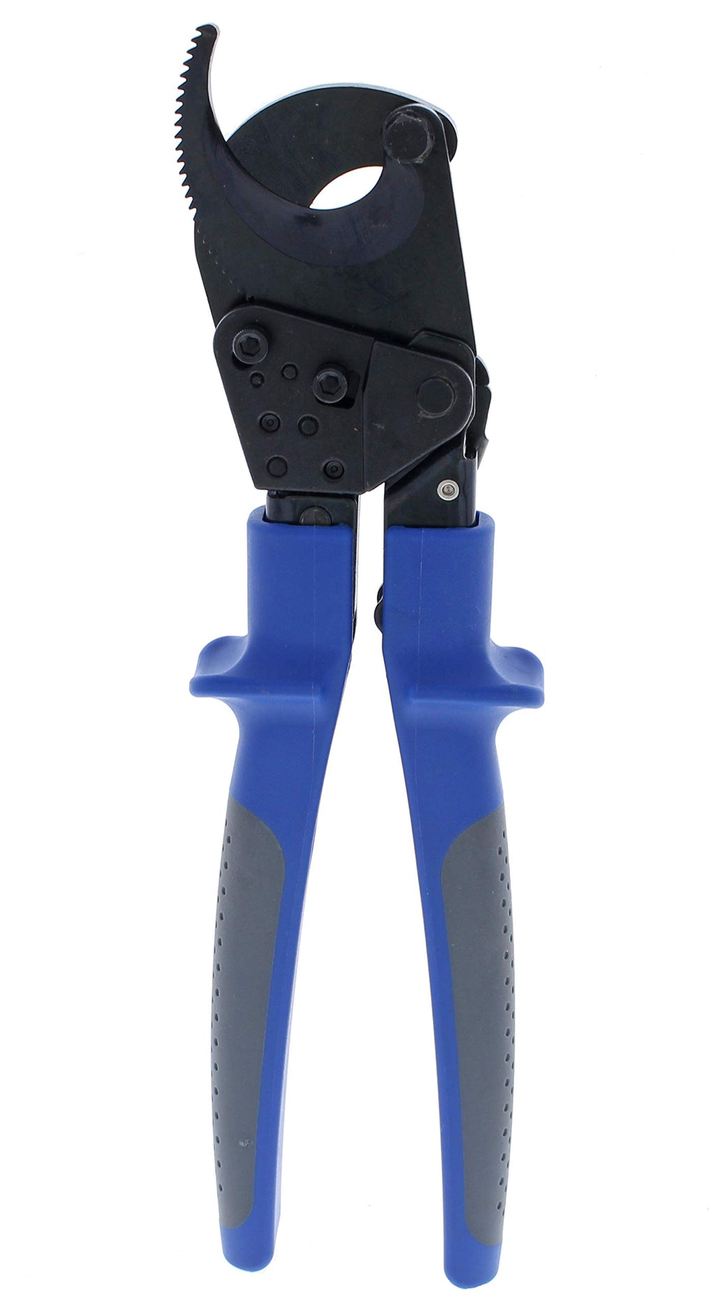 IDEAL Electrical 35-056 Ratcheting Cable Cutter 400 MCM, Wire Cutting Tool w/Steel Rounded Blade, Quick Release Handle