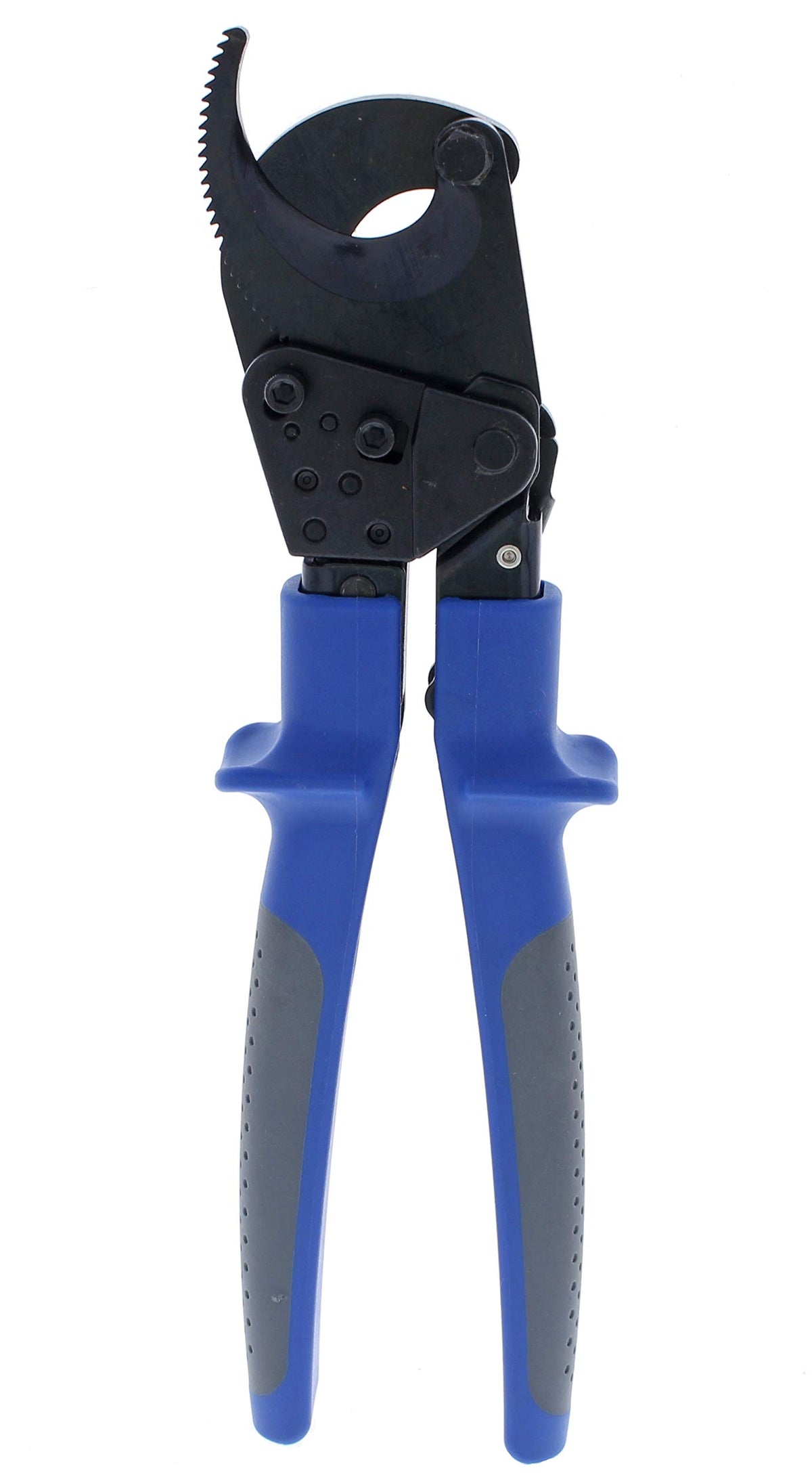 IDEAL Electrical 35-056 Ratcheting Cable Cutter 400 MCM, Wire Cutting Tool w/Steel Rounded Blade, Quick Release Handle