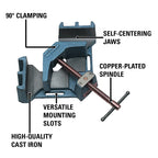Wilton Heavy-Duty Angle Clamp, 4-3/8" Miter Capacity, 2-3/8" Jaw Height, 4-1/8" Jaw Length (Model AC-326)