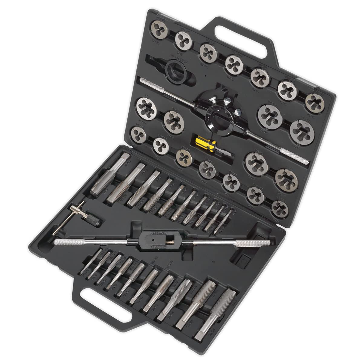 Sealey AK303IMP 45 Piece Tap and Die Set Split Dies - Imperial